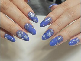 持ち込みアート11000円雪ネイル