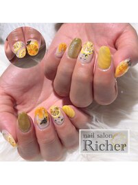 はちみつレモンネイル