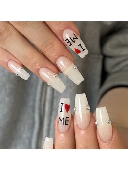ネイルアトリエビー(nail atelier be’)/シンプルアートネイル