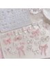 美フォルム*選べるリボンパーツ4本☆ワンカラー