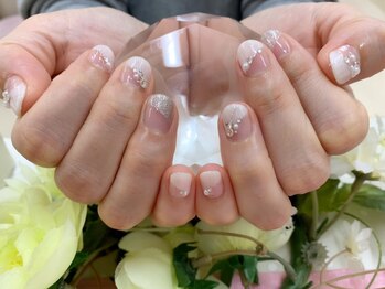 プルミエ ネイル(Premier Nail)/ななめフレンチ☆ゴージャス
