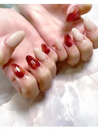 ボルドーべっ甲5800円