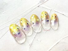 エストリブレ(estLivre)/宝石ドットネイル