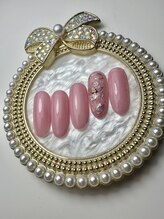 ブリリアント/桜ネイル