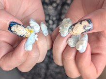 ゆびノさき/テニプリ痛ネイル