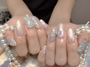 モアネイル 新宿/ワンホンネイル/持ち込み/新宿