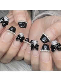 お客様ネイル【french girly】