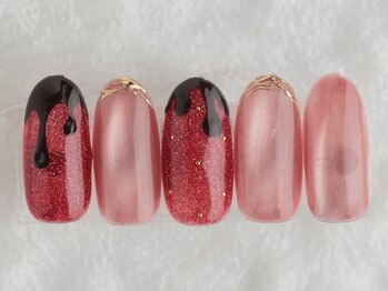 エリクサーネイル 長堀橋(Elixir Nail)/長堀橋限定バレンタインデザイン