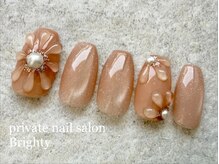 プライベートブライティ(Brighty)/SS flower nail