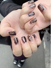 もやもやタイダイネイル