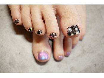 ネイル フライガール(nail FLY GIRL)/ギンガムチェック