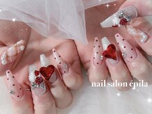 エピラ(epila)/リボン×ツイード