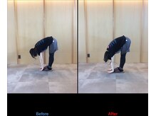 徳島藍住整骨院 ザ ビー(THE B)/ピラティス初回体験before/after