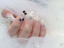 ケリーネイル(Keli Nail)/【リボンチェックネイル♪】