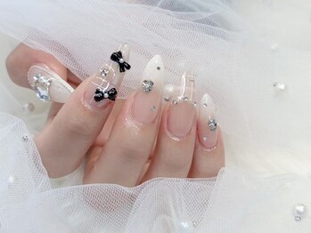ケリーネイル(Keli Nail)/【リボンチェックネイル♪】