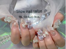 スノーネイルサロン 新宿店(Snow nail salon)/リボンネイル