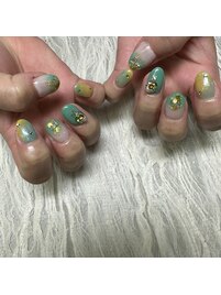 夏先取りネイル