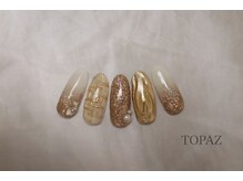 トパーズ 恵比寿(TOPAZ)/ゴールドミラー［恵比寿ネイル］