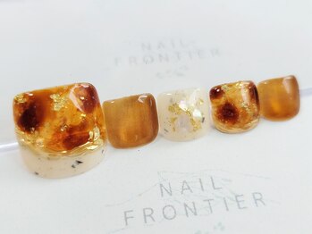 ネイルフロンティア 吉祥寺(NAIL FRONTIER)/Eべっ甲ニュアンスフット8980円~