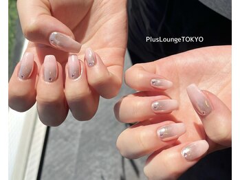 プルースラウンジ トウキョウ(Plus Lounge TOKYO)/ベビーピンク×ミラーグラデ♪