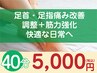 40分【再来限定】足首・足指痛み改善★調整＋筋力強化で快適な日常へ