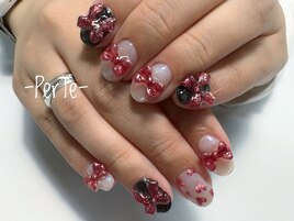 リボン/ミニー/ハート/ネイル