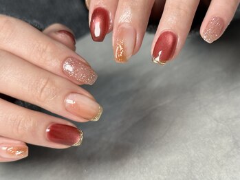 ラーム(Rarm)/赤×オレンジニュアンス