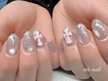 ミー ネイル(mi-nail)/マグネット+クロスパーツnail