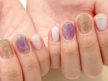 ネイルズ ララ(nails Lala)/大理石風