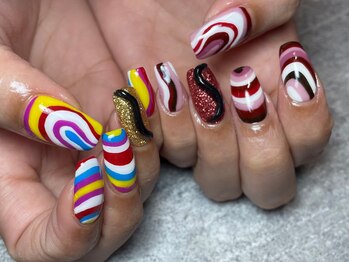 デザインネイル10870円