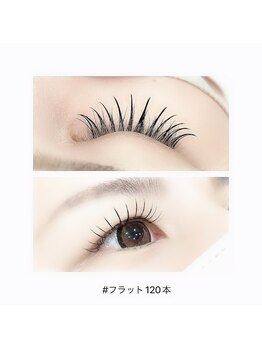 アイラッシュ ネイル バイ キララ(eyelash nail by KIRARA)/フラット120本