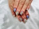 ミラーニュアンスネイル