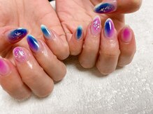 キキネイル たまプラーザ店(kikinail)/7.8月定額A 塗りかけネイル