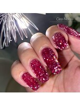 クレオネイルズ(Cleo Nails)/ピンクフラッシュネイル