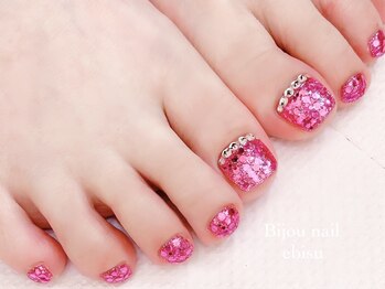 ビジュネイル(Bijou nail)/ホログラム埋め尽くし☆