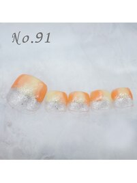 フットネイル：No.91
