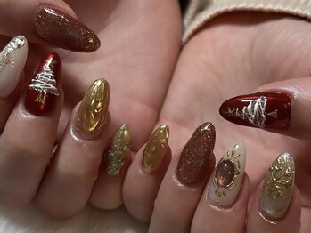 クリスマスネイル