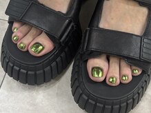 フォルクネイル(:volk nail)の雰囲気（フットジェルで、マニキュアにはないツヤ感を。）