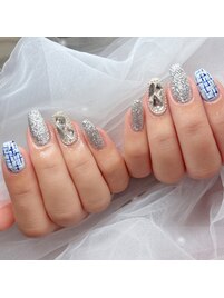 ツイードネイル