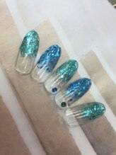 アイル ビューティーサロン(Airu Beauty Salon)/ラメグラデーション　夏
