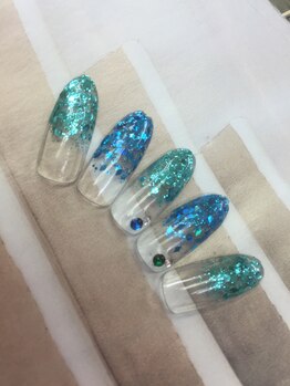 アイル ビューティーサロン(Airu Beauty Salon)/ラメグラデーション 夏