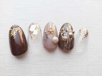 エスプレッソ アイビューティーアンドネイル 新百合ヶ丘店(Espresso)/クリスマスアート 2