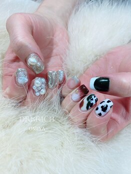 ネイルサロン ドレリッチ 大宮店(drerich)/ニュアンス冬ネイル