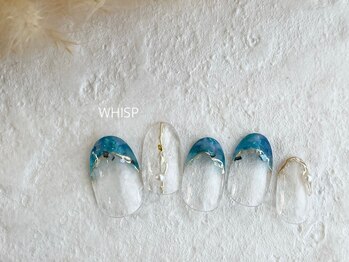 ウィスプ(WHISP)/夏色フレンチクリア/パラジェル