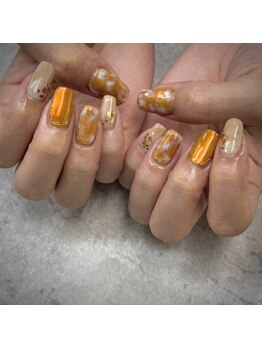 ネイルサロンファストネイルプラス 新宿店(FAST NAIL PLUS)/2025夏ネイル【ミラーネイル】