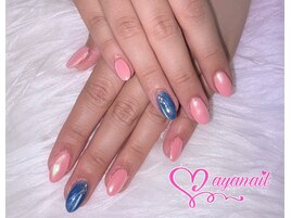 深爪矯正ジェルカラー！