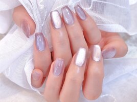 シンプルマグネットネイル