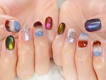 グロスネイル(gloss nail)/ジェルアート/個性派ネイル