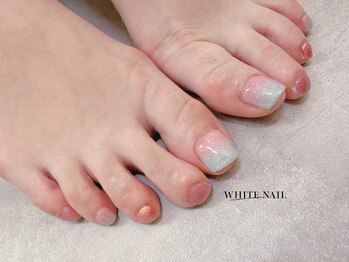 ホワイトネイル 武蔵小杉店(WHITE NAIL)/フット/フットネイル/春ネイル