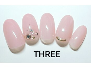 ネイルアンドまつげエクステ専門サロン スリー(THREE)/シンプル